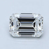 2 Carat Emerald - Natural Diamond - 2 - F - VVS2 - EX - EX - EX - Diamonds By Rothschild