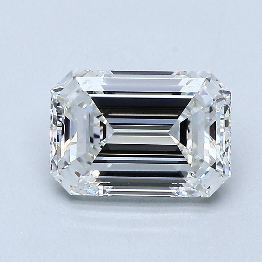 2 Carat Emerald - Natural Diamond - 2 - F - VVS2 - EX - EX - EX - Diamonds By Rothschild