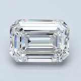 2 Carat Emerald - Natural Diamond - 2 - G - SI1 - VG - EX - EX - Diamonds By Rothschild