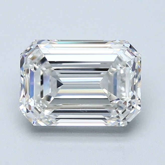 2 Carat Emerald - Natural Diamond - 2 - G - SI1 - VG - EX - EX - Diamonds By Rothschild