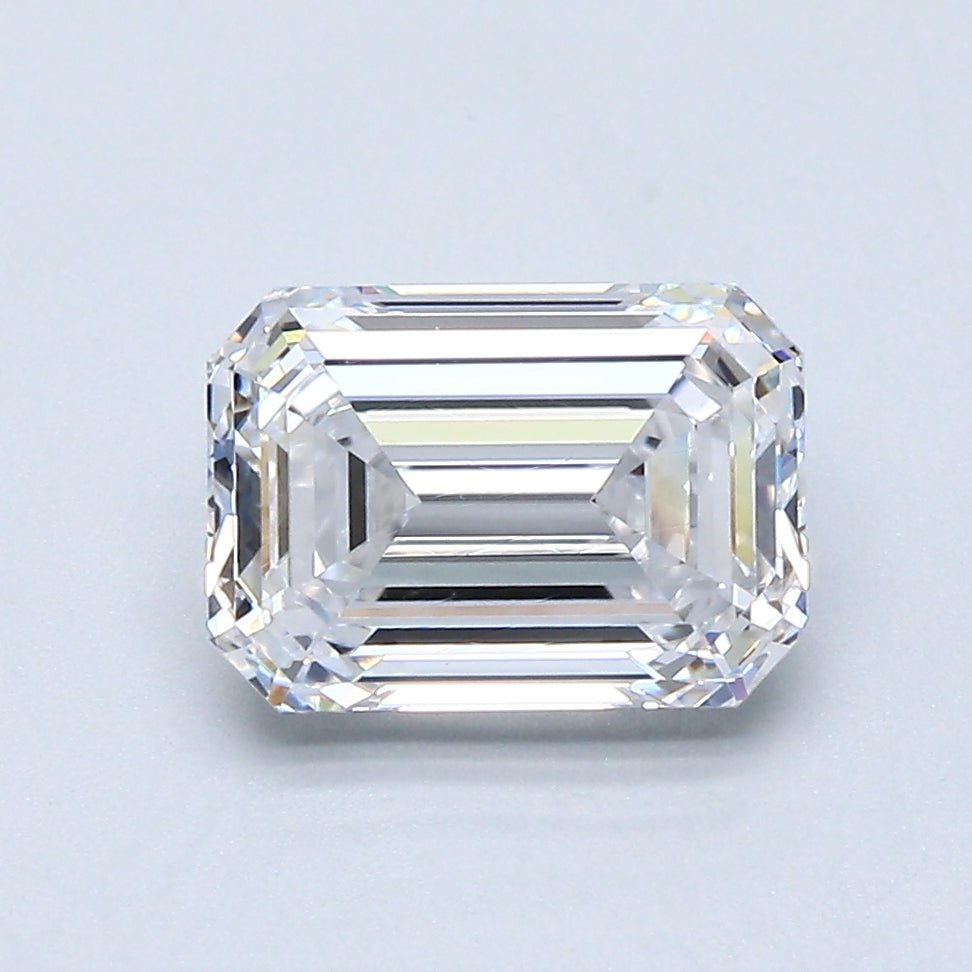 2 Carat Emerald - Natural Diamond - 2.01 - D - VVS2 - EX - EX - Diamonds By Rothschild