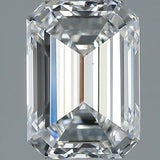 2 Carat EMERALD - Natural Diamond - 2.01 - E - VS1 - VG - EX - EX - Diamonds By Rothschild