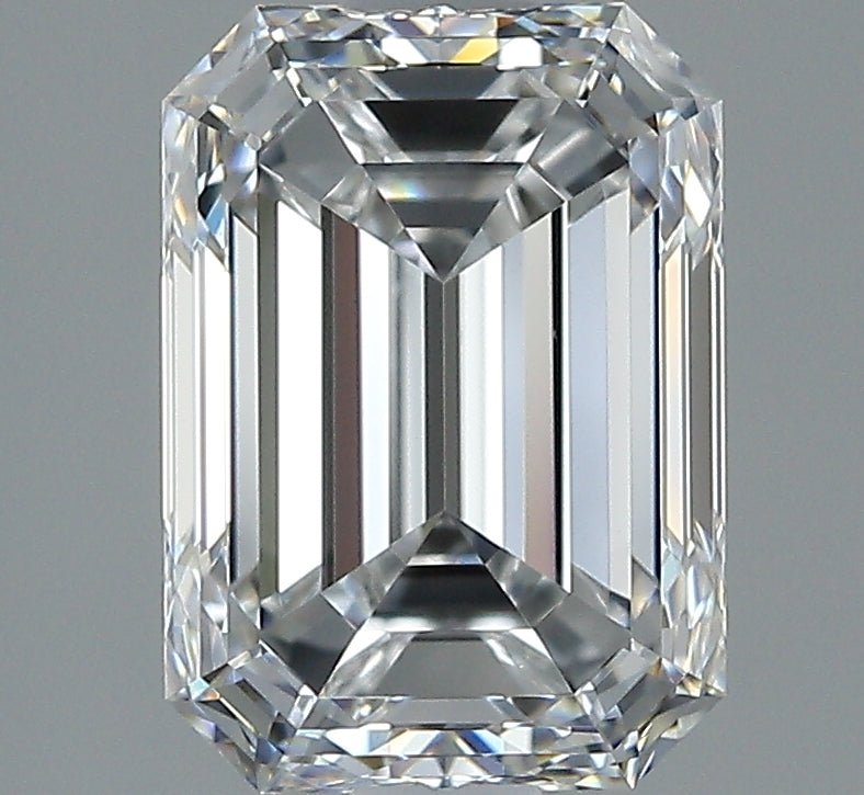 2 Carat EMERALD - Natural Diamond - 2.01 - E - VS1 - VG - EX - EX - Diamonds By Rothschild