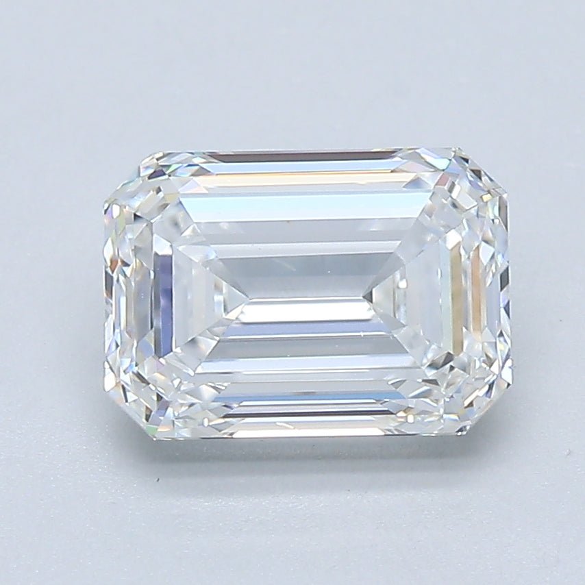 2 Carat Emerald - Natural Diamond - 2.01 - E - VVS1 - VG - EX - EX - Diamonds By Rothschild