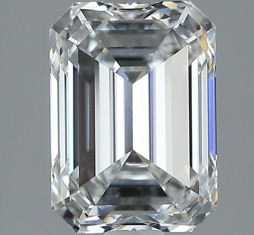 2 Carat Emerald - Natural Diamond - 2.01 - E - VVS2 - VG - EX - EX - Diamonds By Rothschild
