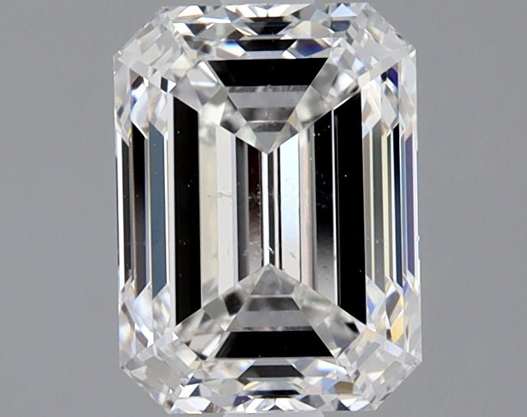 2 Carat Emerald - Natural Diamond - 2.01 - F - SI1 - EX - EX - Diamonds By Rothschild