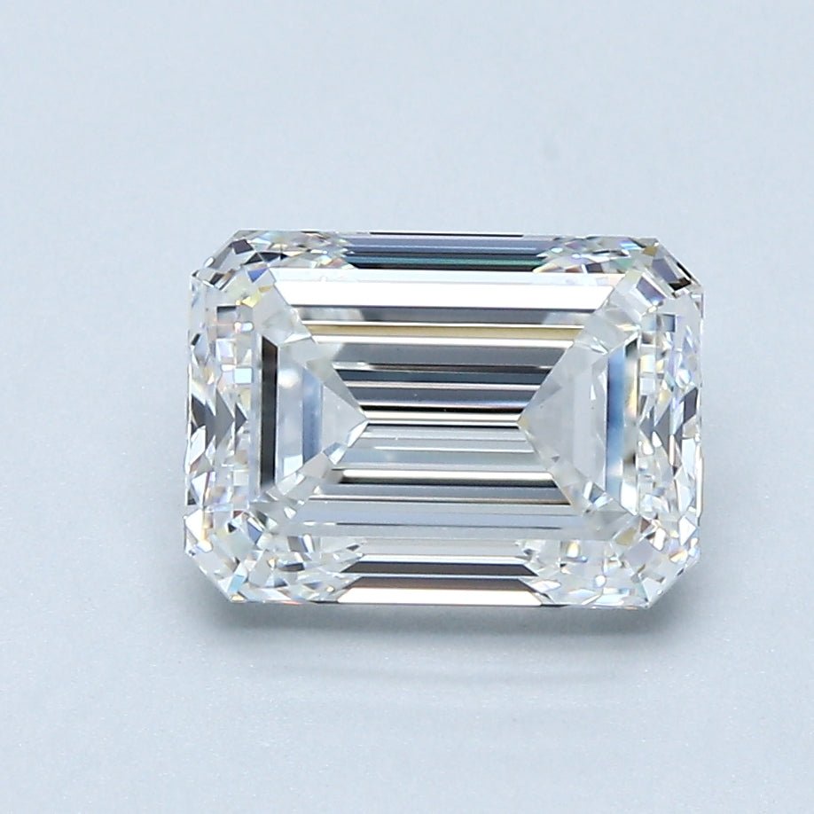 2 Carat Emerald - Natural Diamond - 2.01 - F - VS1 - EX - EX - Diamonds By Rothschild