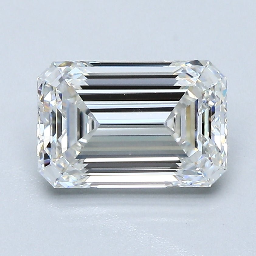 2 Carat Emerald - Natural Diamond - 2.01 - F - VS1 - EX - EX - EX - Diamonds By Rothschild