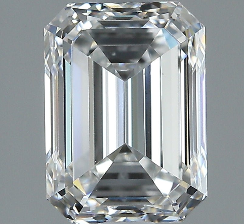 2 Carat Emerald - Natural Diamond - 2.01 - F - VS1 - VG - EX - EX - Diamonds By Rothschild