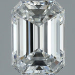 2 Carat EMERALD - Natural Diamond - 2.01 - F - VS1 - VG - EX - EX - Diamonds By Rothschild