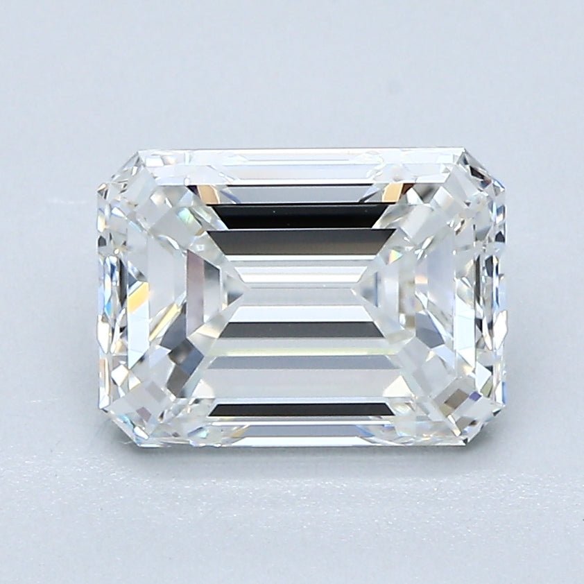 2 Carat Emerald - Natural Diamond - 2.01 - F - VS2 - EX - EX - EX - Diamonds By Rothschild