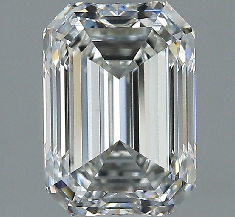 2 Carat EMERALD - Natural Diamond - 2.01 - H - VS1 - EX - EX - Diamonds By Rothschild