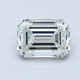 2 Carat Emerald - Natural Diamond - 2.01 - H - VS2 - EX - EX - Diamonds By Rothschild