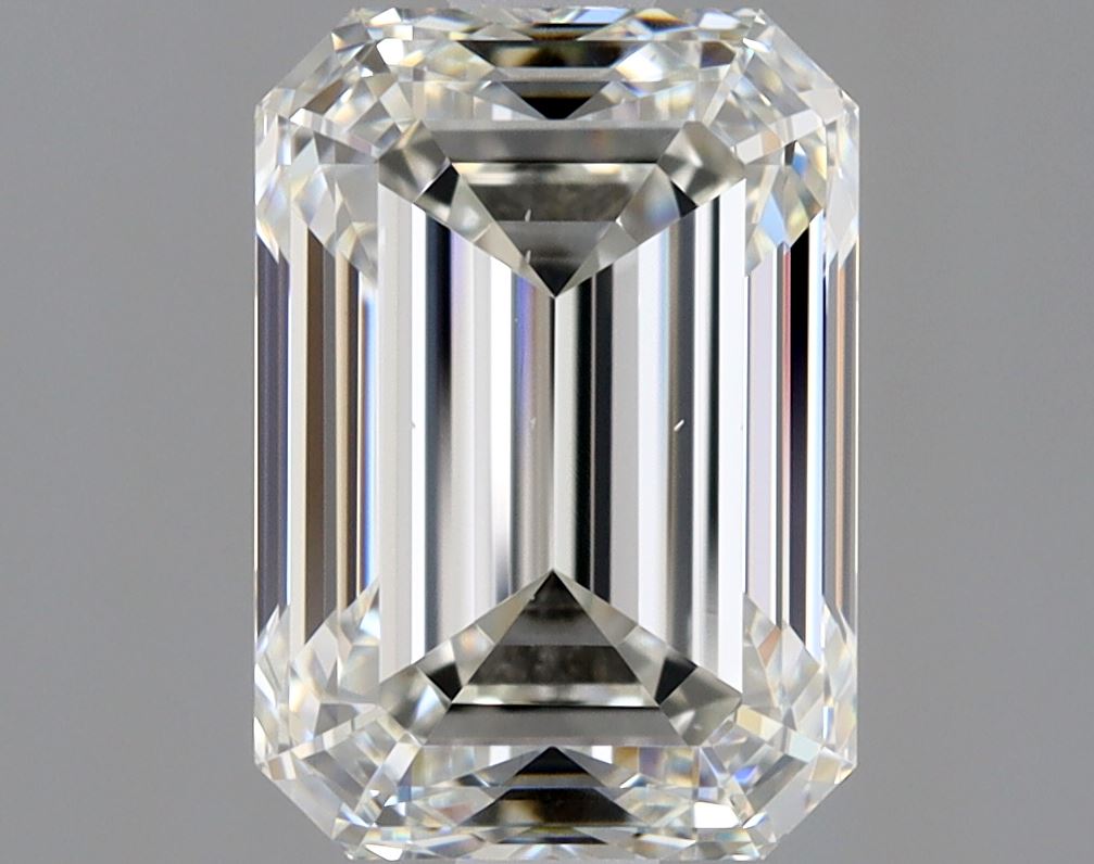 2 Carat Emerald - Natural Diamond - 2.01 - I - SI1 - VG - EX - EX - Diamonds By Rothschild