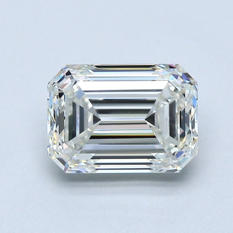2 Carat Emerald - Natural Diamond - 2.01 - I - VS1 - EX - EX - Diamonds By Rothschild