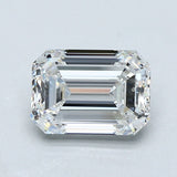 2 Carat Emerald - Natural Diamond - 2.02 - E - VS2 - EX - EX - EX - Diamonds By Rothschild