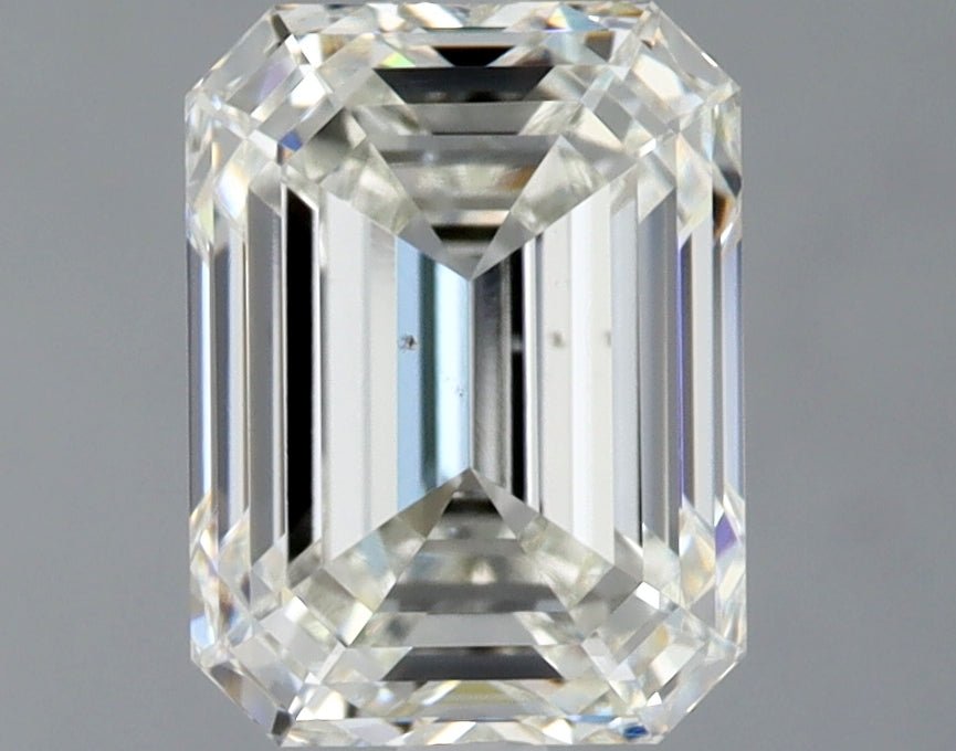 2 Carat Emerald - Natural Diamond - 2.02 - H - SI1 - EX - EX - Diamonds By Rothschild