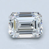 2 Carat Emerald - Natural Diamond - 2.03 - E - VVS1 - EX - EX - EX - Diamonds By Rothschild