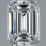 2 Carat Emerald - Natural Diamond - 2.04 - D - VS1 - EX - EX - EX - Diamonds By Rothschild