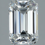 2 Carat EMERALD - Natural Diamond - 2.04 - F - VS1 - VG - EX - EX - Diamonds By Rothschild