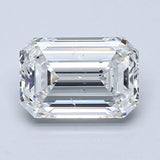 2 Carat Emerald - Natural Diamond - 2.06 - F - SI2 - VG - EX - VG - Diamonds By Rothschild
