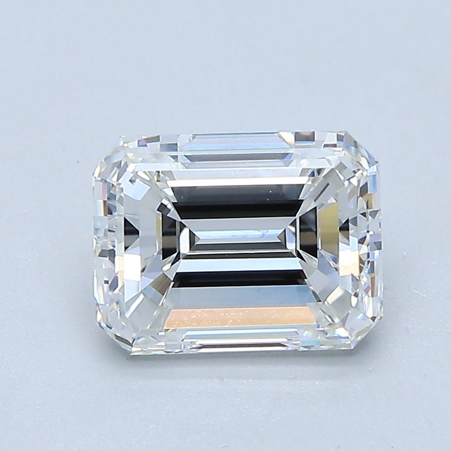 2 Carat Emerald - Natural Diamond - 2.1 - E - VVS2 - VG - VG - Diamonds By Rothschild