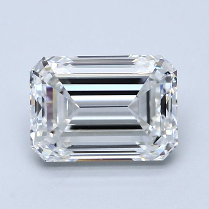 2 Carat Emerald - Natural Diamond - 2.2 - G - SI1 - VG - EX - EX - Diamonds By Rothschild