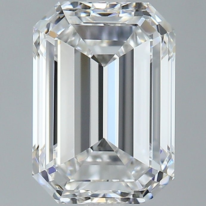2 Carat Emerald - Natural Diamond - 2.3 - F - VS1 - VG - EX - VG - Diamonds By Rothschild