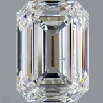 2 Carat EMERALD - Natural Diamond - F - SI2 - 2.01 - EX - EX - Diamonds By Rothschild