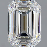 2 Carat EMERALD - Natural Diamond - F - SI2 - 2.01 - EX - EX - Diamonds By Rothschild