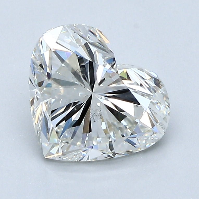 2 Carat Heart - Natural Diamond - 1.8 - H - SI1 - EX - EX - EX - Diamonds By Rothschild