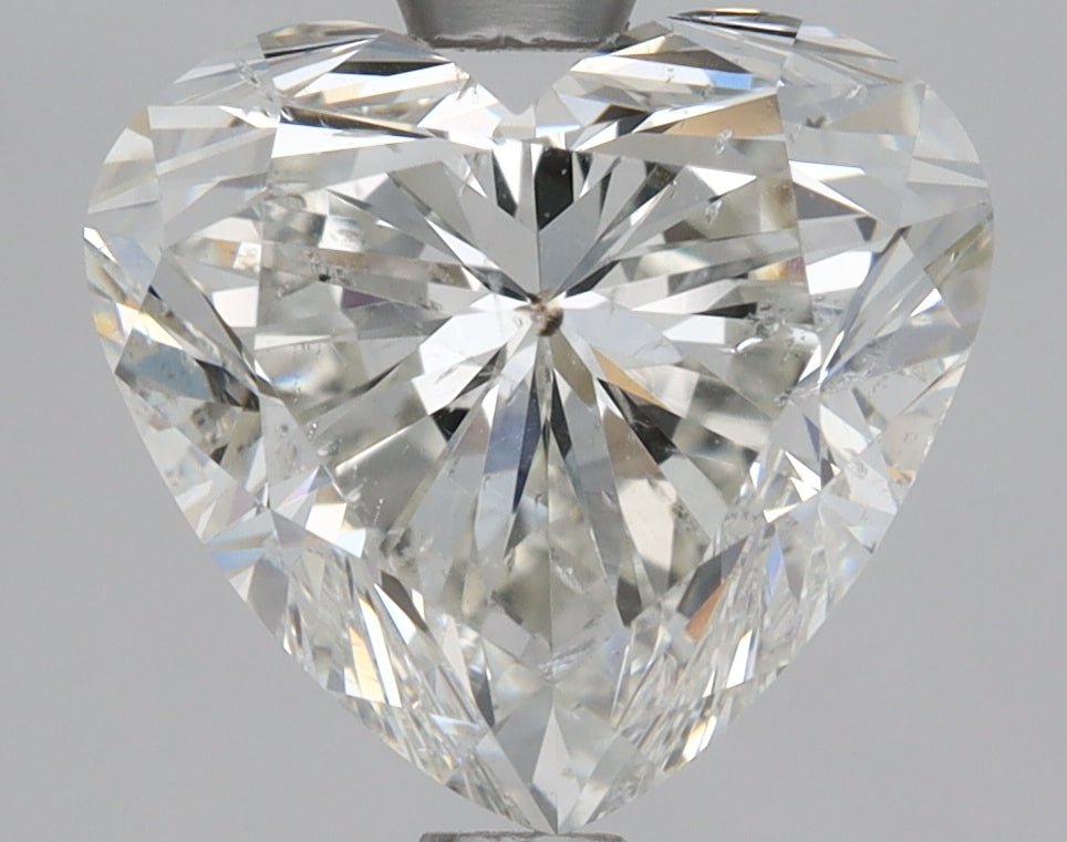 2 Carat Heart - Natural Diamond - 2 - J - SI2 - EX - EX - Diamonds By Rothschild