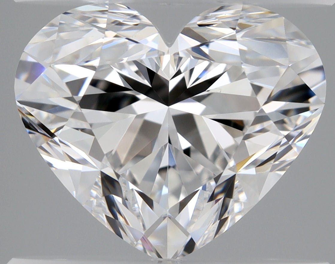 2 Carat Heart - Natural Diamond - 2.01 - D - VS2 - VG - EX - EX - Diamonds By Rothschild