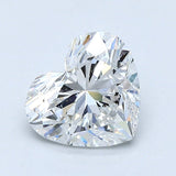 2 Carat Heart - Natural Diamond - 2.01 - E - SI1 - VG - EX - EX - Diamonds By Rothschild