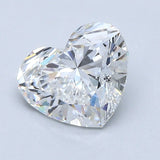 2 Carat Heart - Natural Diamond - 2.01 - F - SI1 - VG - EX - VG - Diamonds By Rothschild