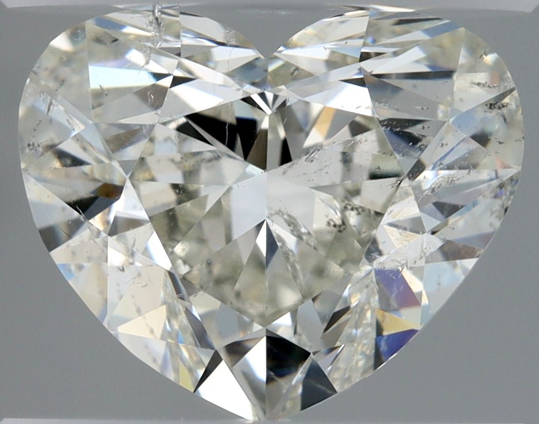 2 Carat Heart - Natural Diamond - 2.01 - J - SI2 - EX - EX - Diamonds By Rothschild