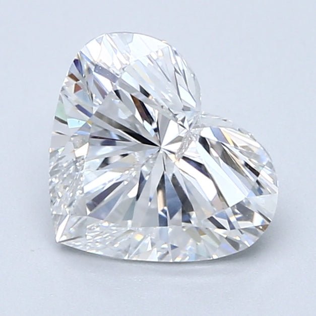 2 Carat Heart - Natural Diamond - 2.02 - E - SI2 - EX - EX - VG - Diamonds By Rothschild