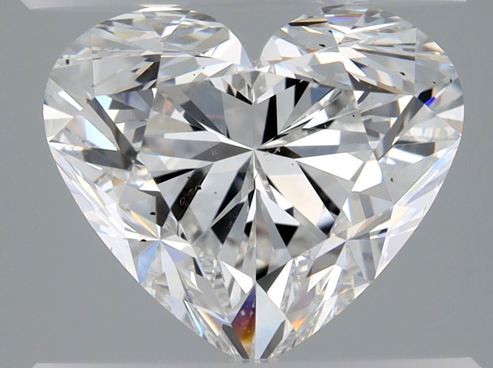 2 Carat Heart - Natural Diamond - 2.03 - E - SI1 - EX - EX - Diamonds By Rothschild