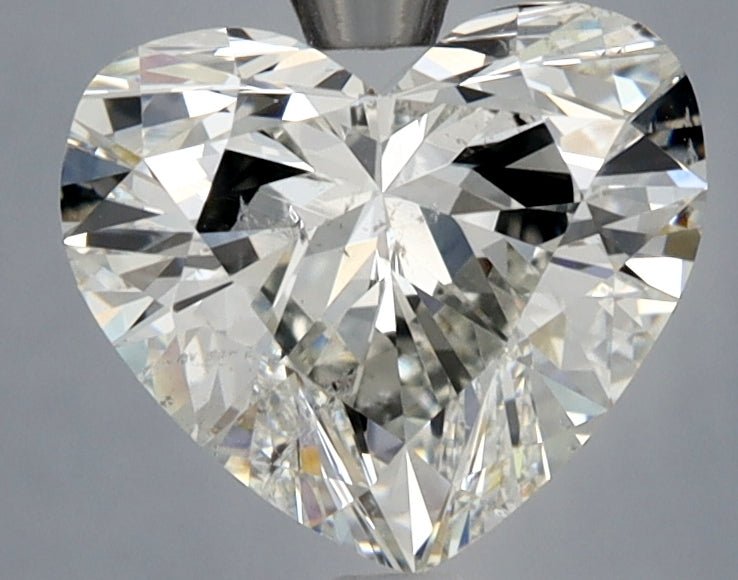 2 Carat Heart - Natural Diamond - 2.19 - J - SI2 - EX - EX - Diamonds By Rothschild
