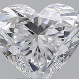 2 Carat Heart - Natural Diamond - 2.21 - D - VS2 - VG - EX - EX - Diamonds By Rothschild