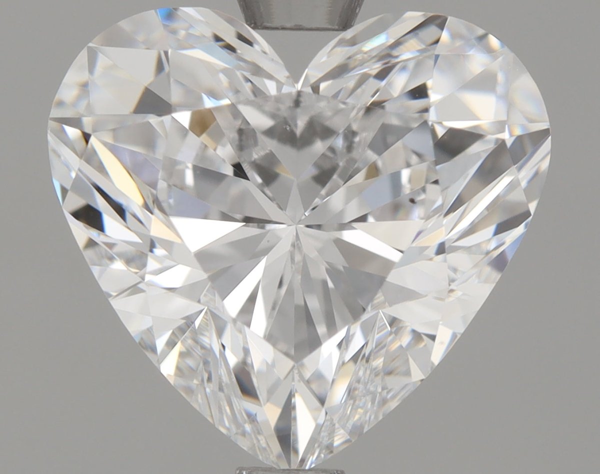 2 Carat Heart Shape Cut Natural Diamond - D VS2 - 1.9ct - VG Cut Grade - Diamonds By Rothschild