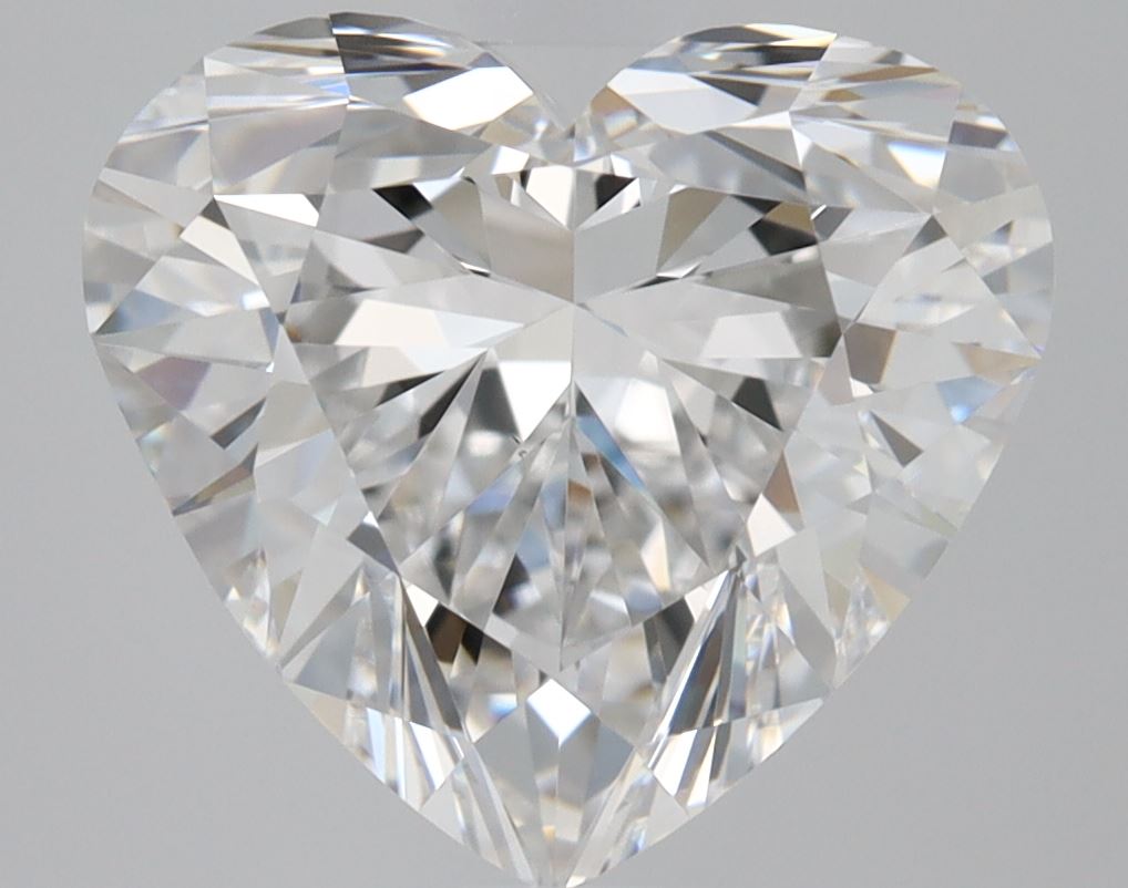 2 Carat Heart Shape Cut Natural Diamond - E VS1 - 2.02ct - VG Cut Grade - Diamonds By Rothschild