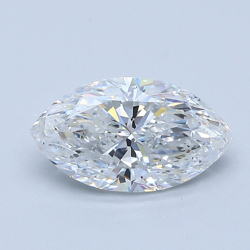 2 Carat Marquise - Natural Diamond - 2.01 - D - SI2 - VG - EX - VG - Diamonds By Rothschild