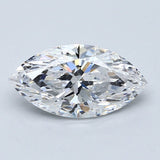 2 Carat Marquise - Natural Diamond - 2.01 - D - SI2 - VG - EX - VG - Diamonds By Rothschild