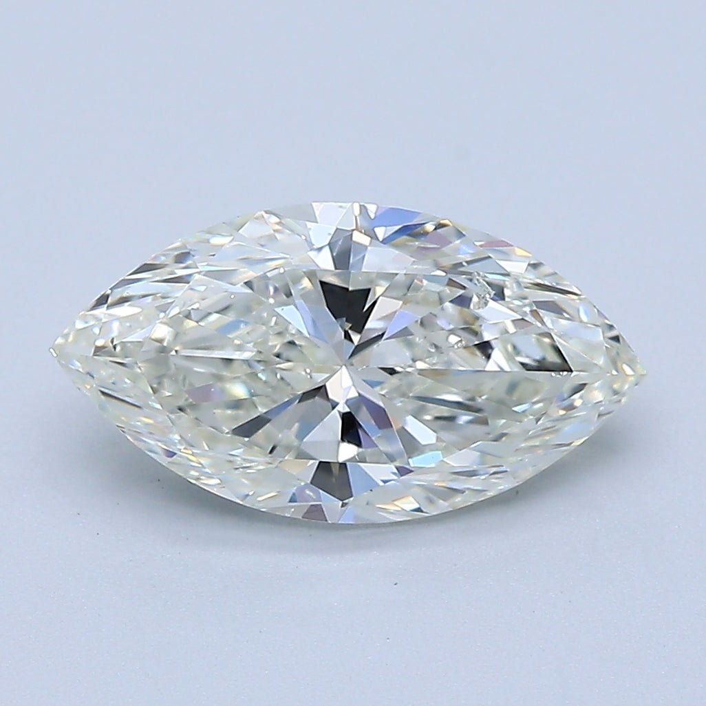 2 Carat Marquise - Natural Diamond - 2.01 - J - SI2 - EX - G - Diamonds By Rothschild