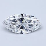 2 Carat Marquise - Natural Diamond - 2.02 - D - SI2 - VG - EX - EX - Diamonds By Rothschild