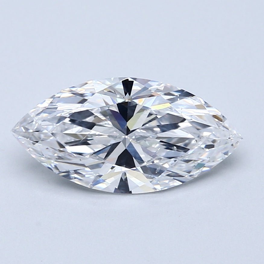 2 Carat Marquise - Natural Diamond - 2.02 - D - SI2 - VG - EX - EX - Diamonds By Rothschild