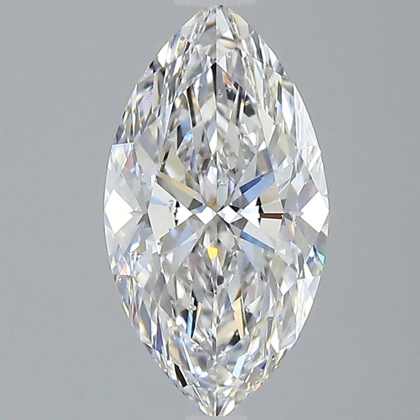 2 Carat Marquise - Natural Diamond - 2.02 - F - SI1 - VG - EX - EX - Diamonds By Rothschild