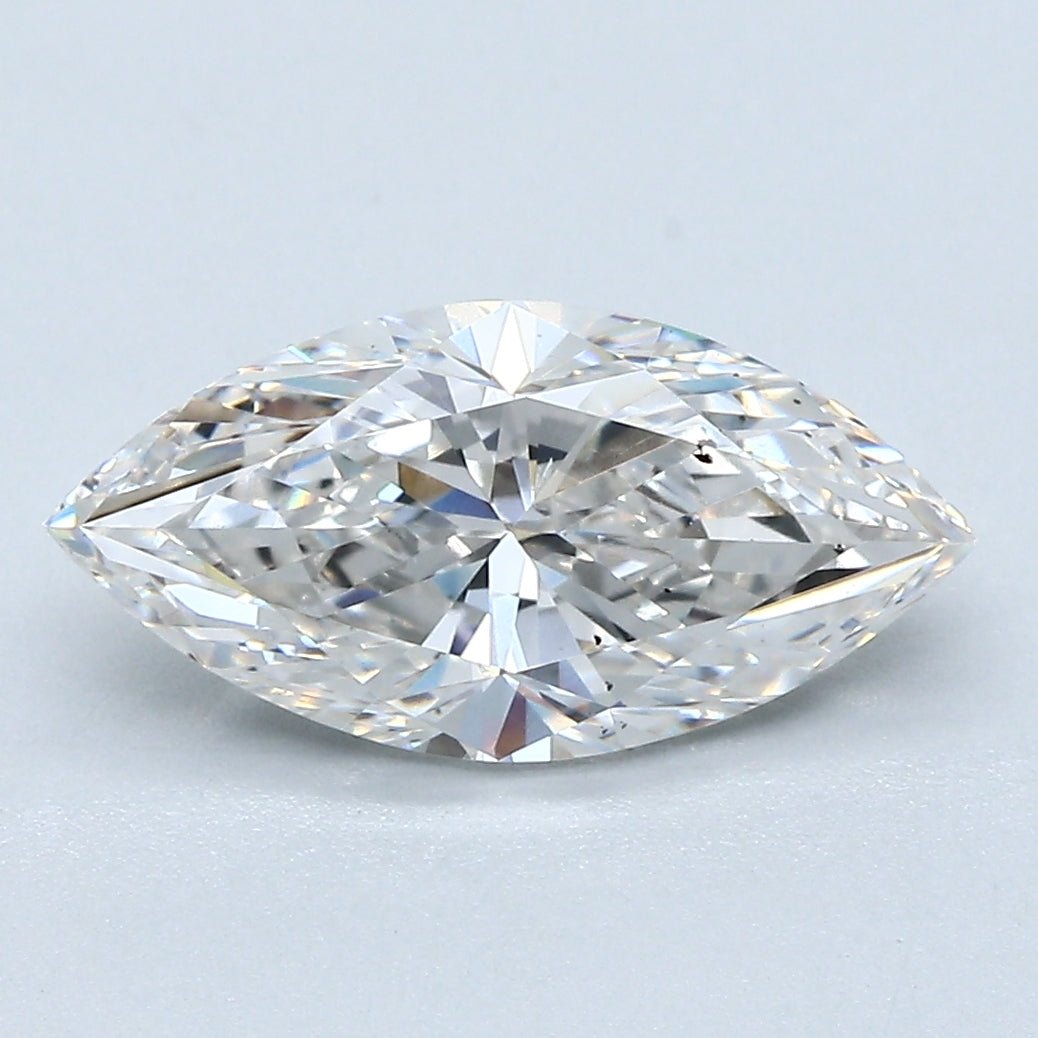 2 Carat Marquise - Natural Diamond - 2.11 - H - SI1 - VG - G - VG - Diamonds By Rothschild