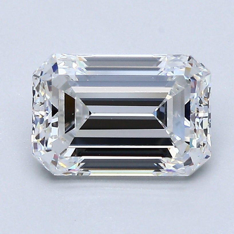 2 Carat Natural Diamond - EMERALD - 1.99 - F - VS1 - Diamonds By Rothschild